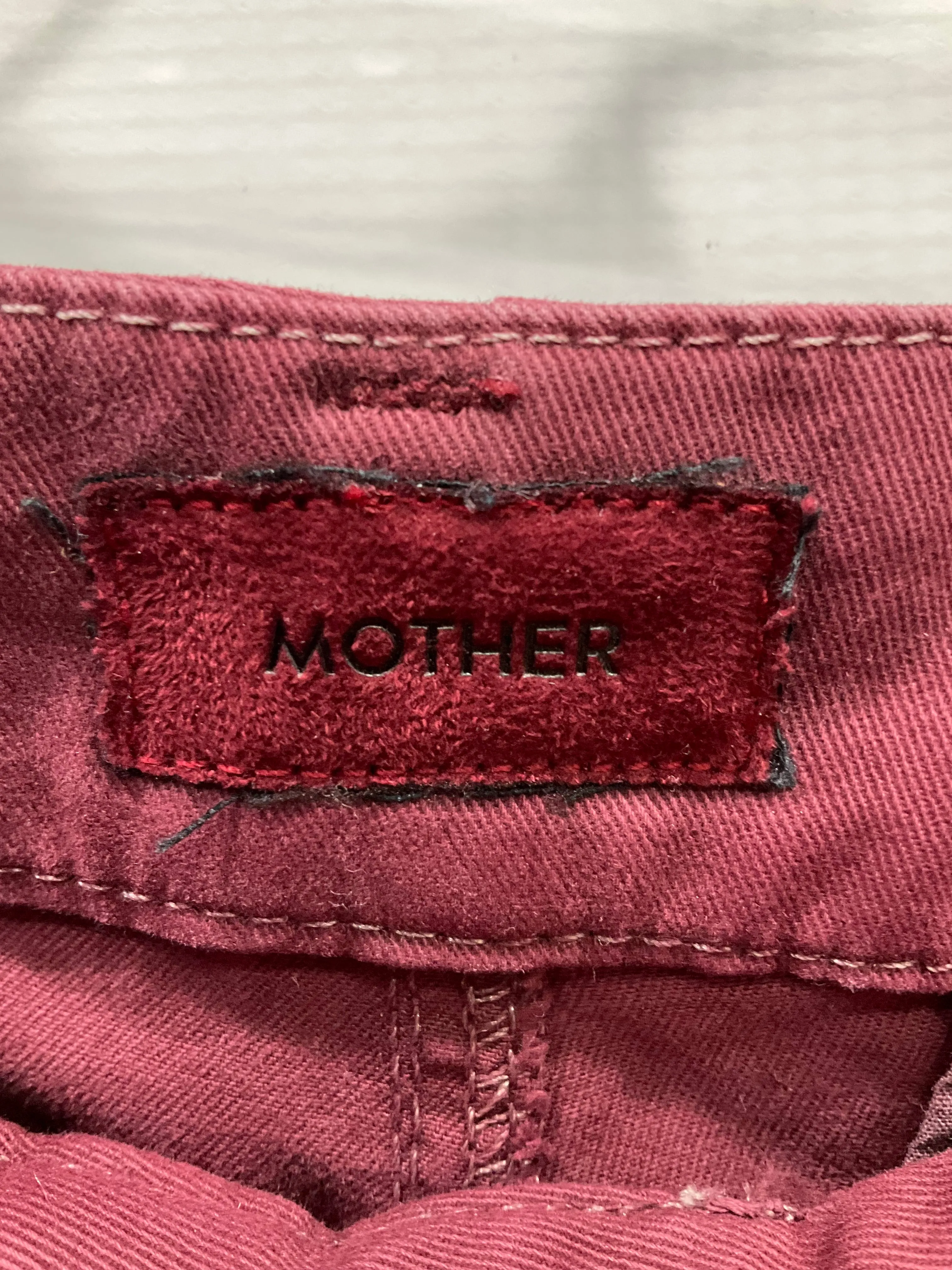 Pants Chinos & Khakis By Mother In Maroon, Size: 10