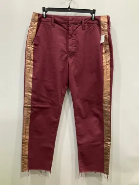 Pants Chinos & Khakis By Mother In Maroon, Size: 10