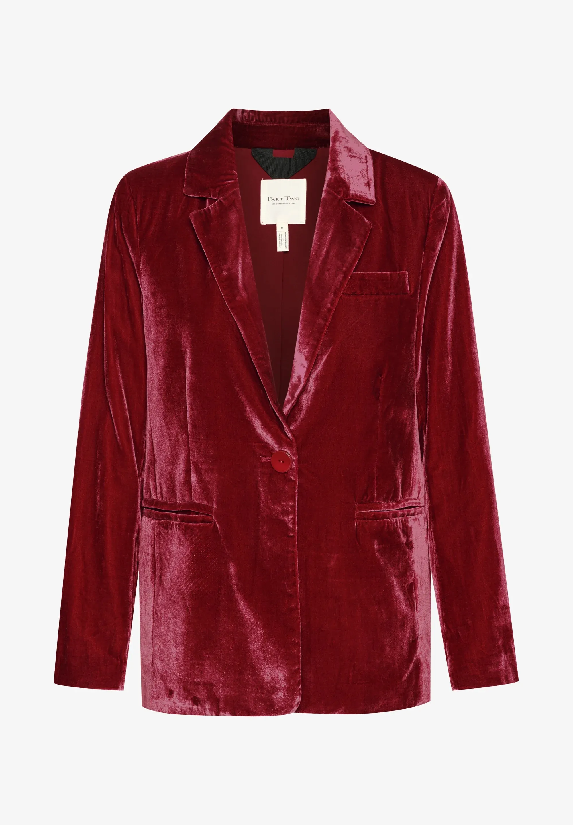 PART TWO LORETTA BLAZER RYTHMIC RED