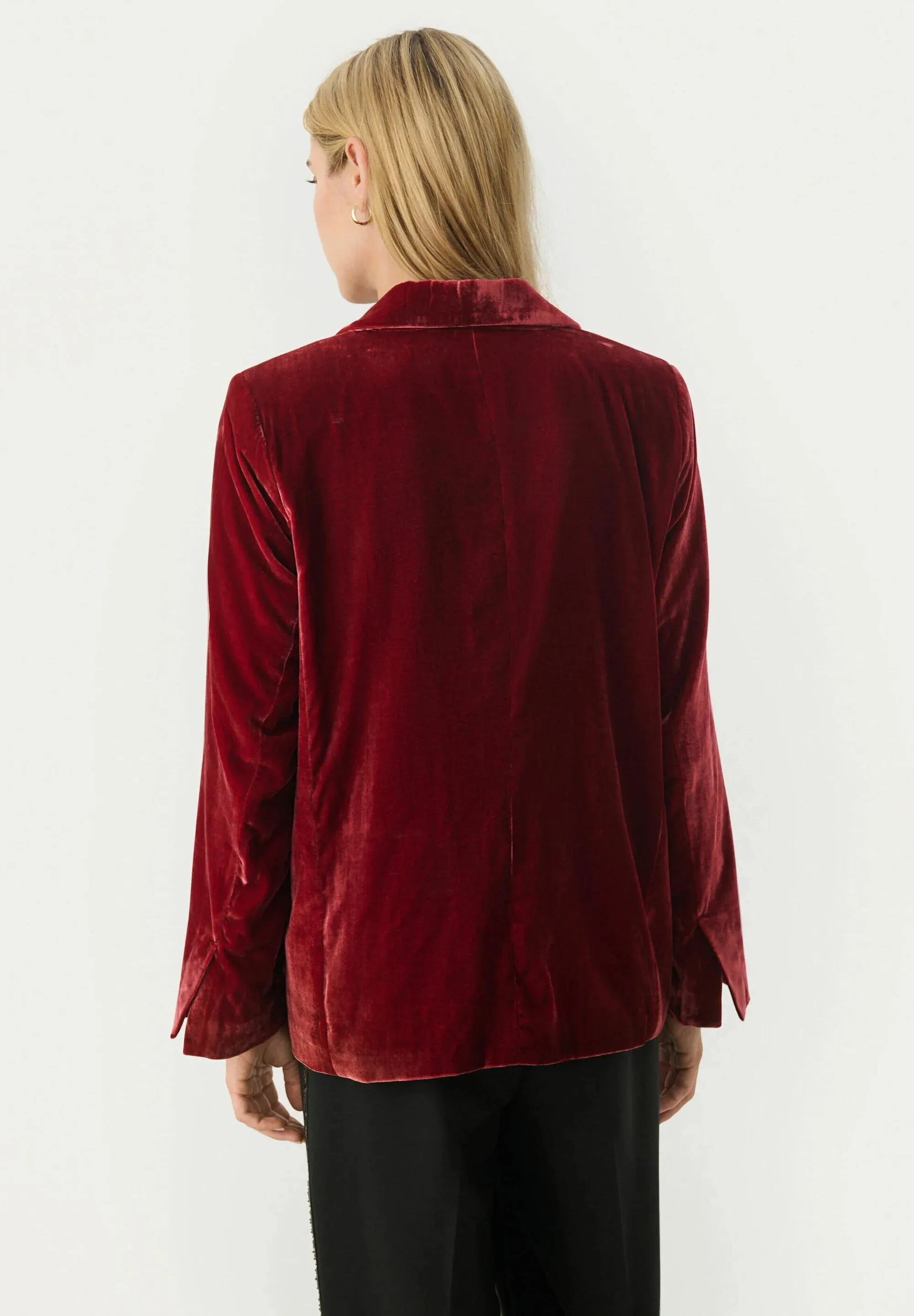 PART TWO LORETTA BLAZER RYTHMIC RED