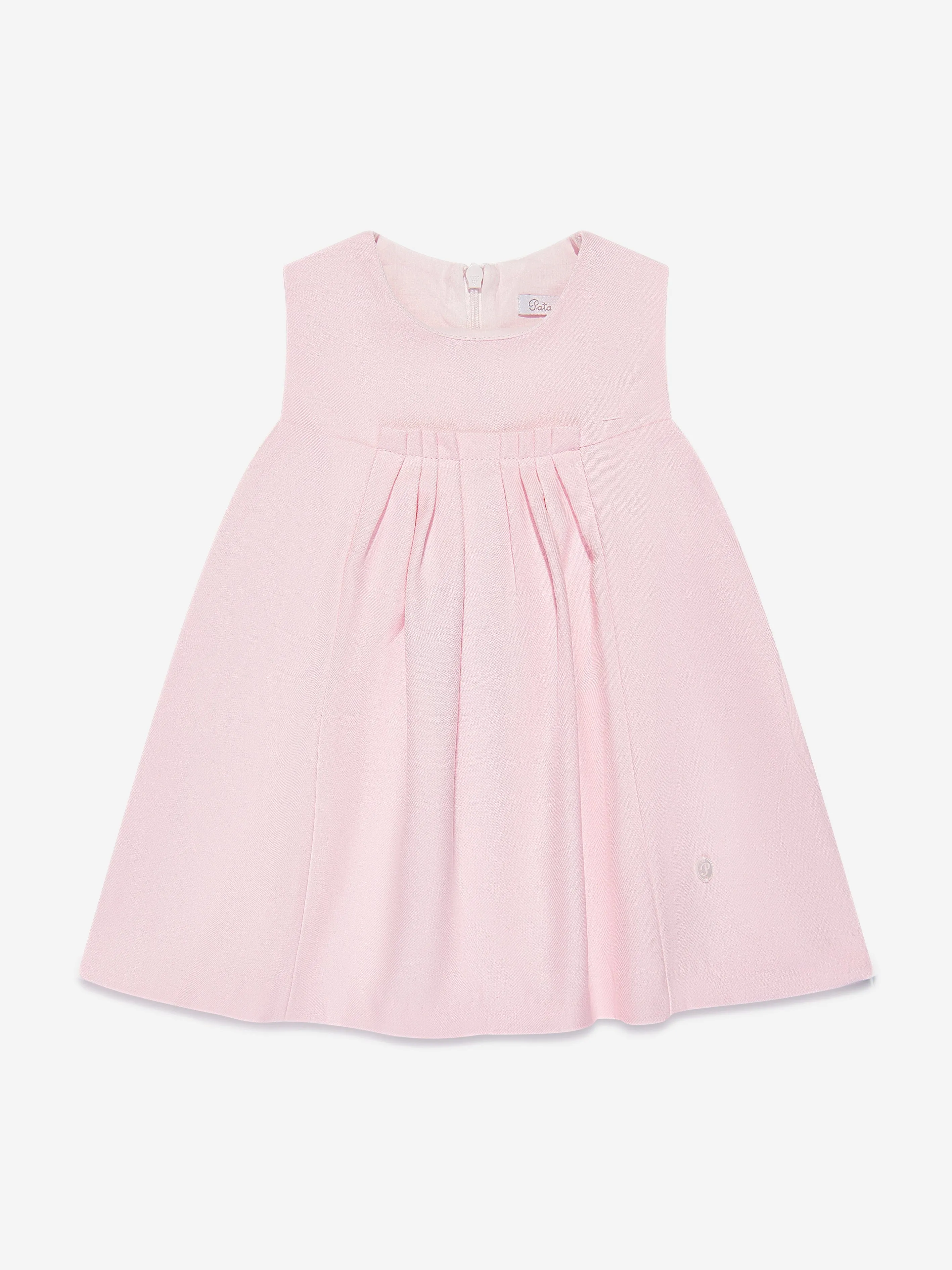 Patachou Baby Girls Pinafore Dress Set in Pink