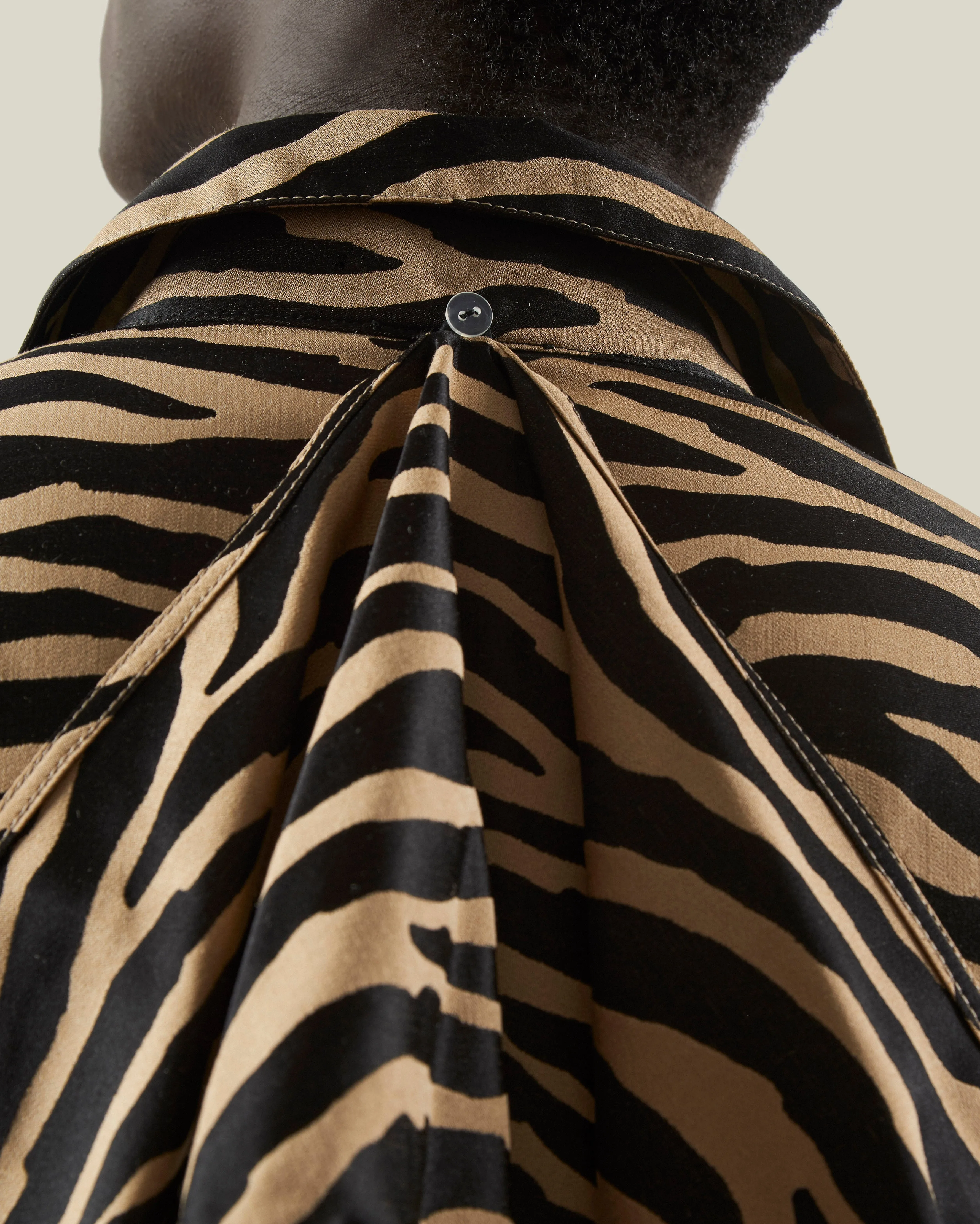 Pedro Overshirt in Sand & Black