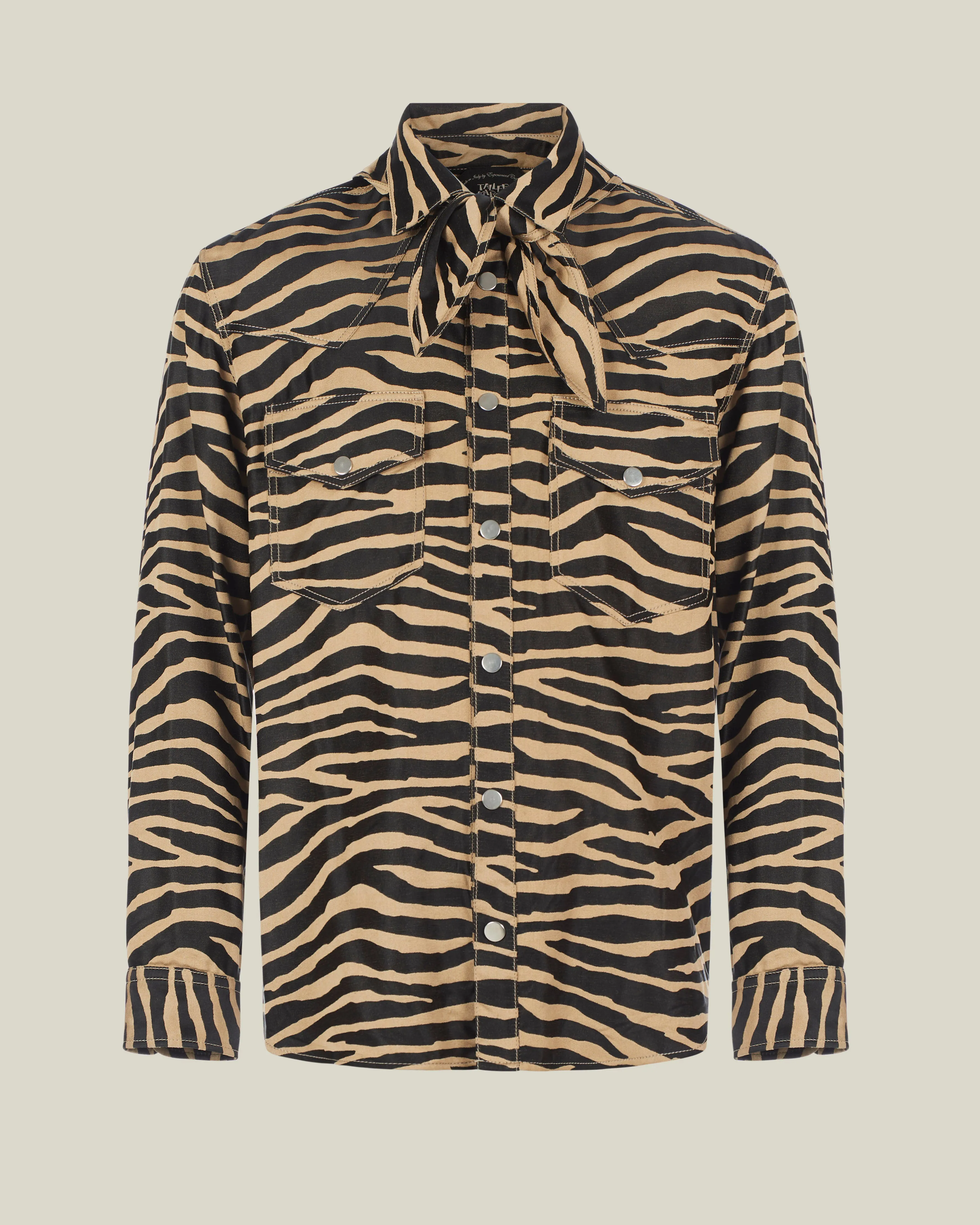 Pedro Overshirt in Sand & Black