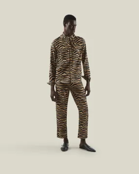 Pedro Overshirt in Sand & Black
