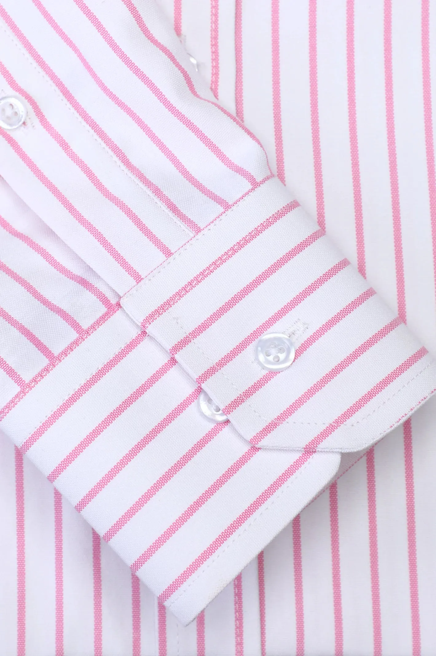 Pink Pinstripe Casual Shirt