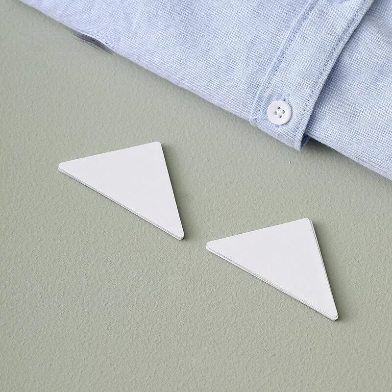 Polo Shirt Collar Sticker – No Tilt PVC Adhesive Patch