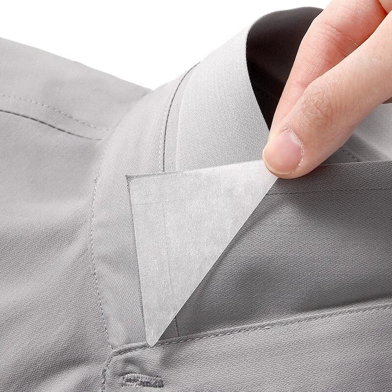 Polo Shirt Collar Sticker – No Tilt PVC Adhesive Patch