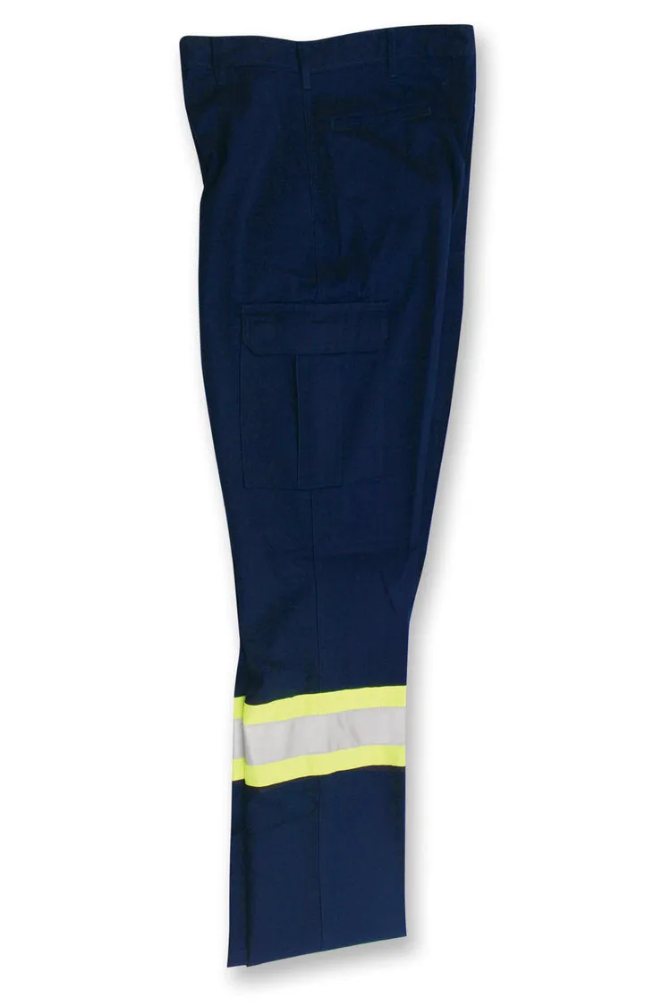 Polyester/Cotton Cargo Pant - Navy Blue - Style #908