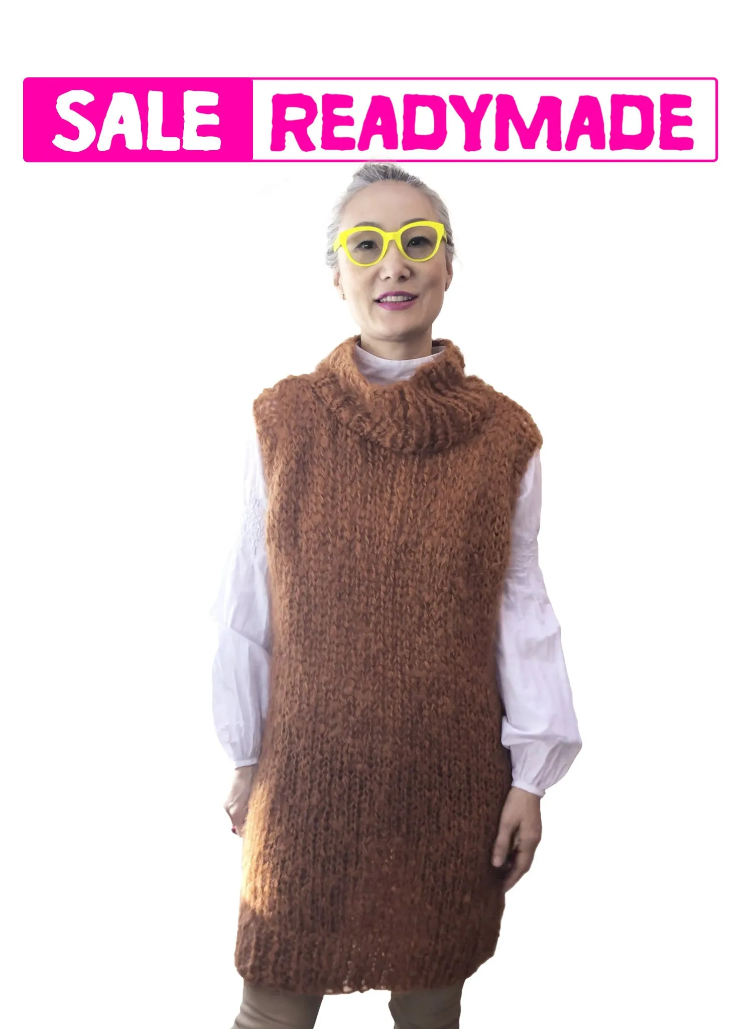 READY TO SHIP READYMADE CLEARANCE SALE!! - Sleeveless Dress - Mohair