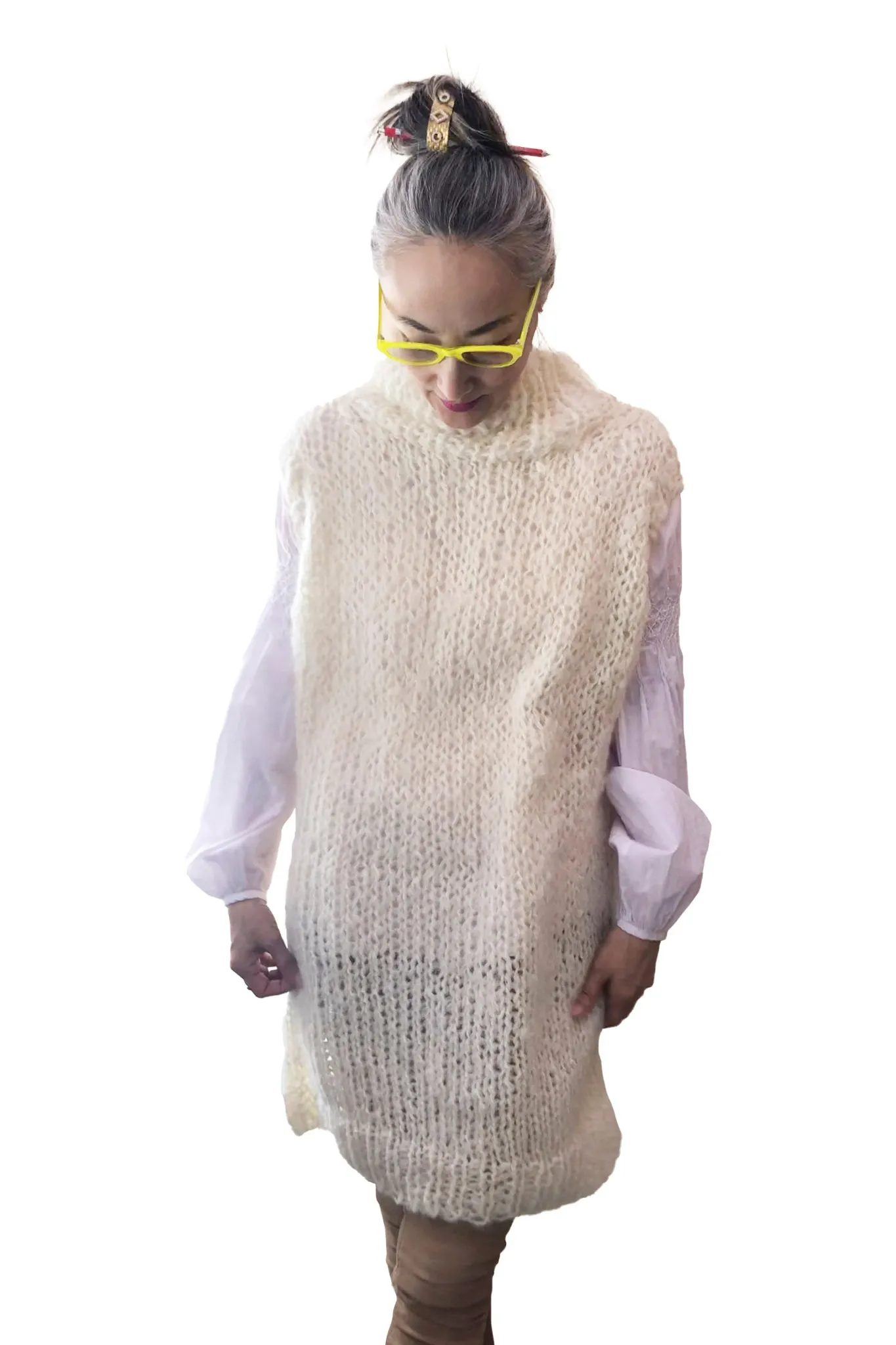 READY TO SHIP READYMADE CLEARANCE SALE!! - Sleeveless Dress - Mohair
