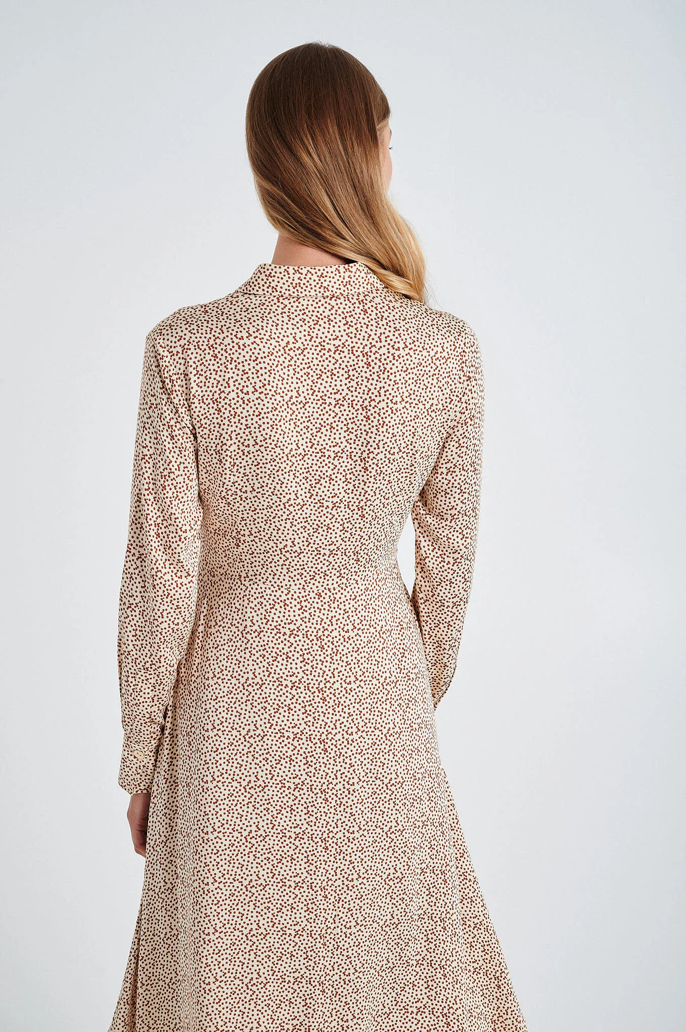 Respekt printed dots shirt dress