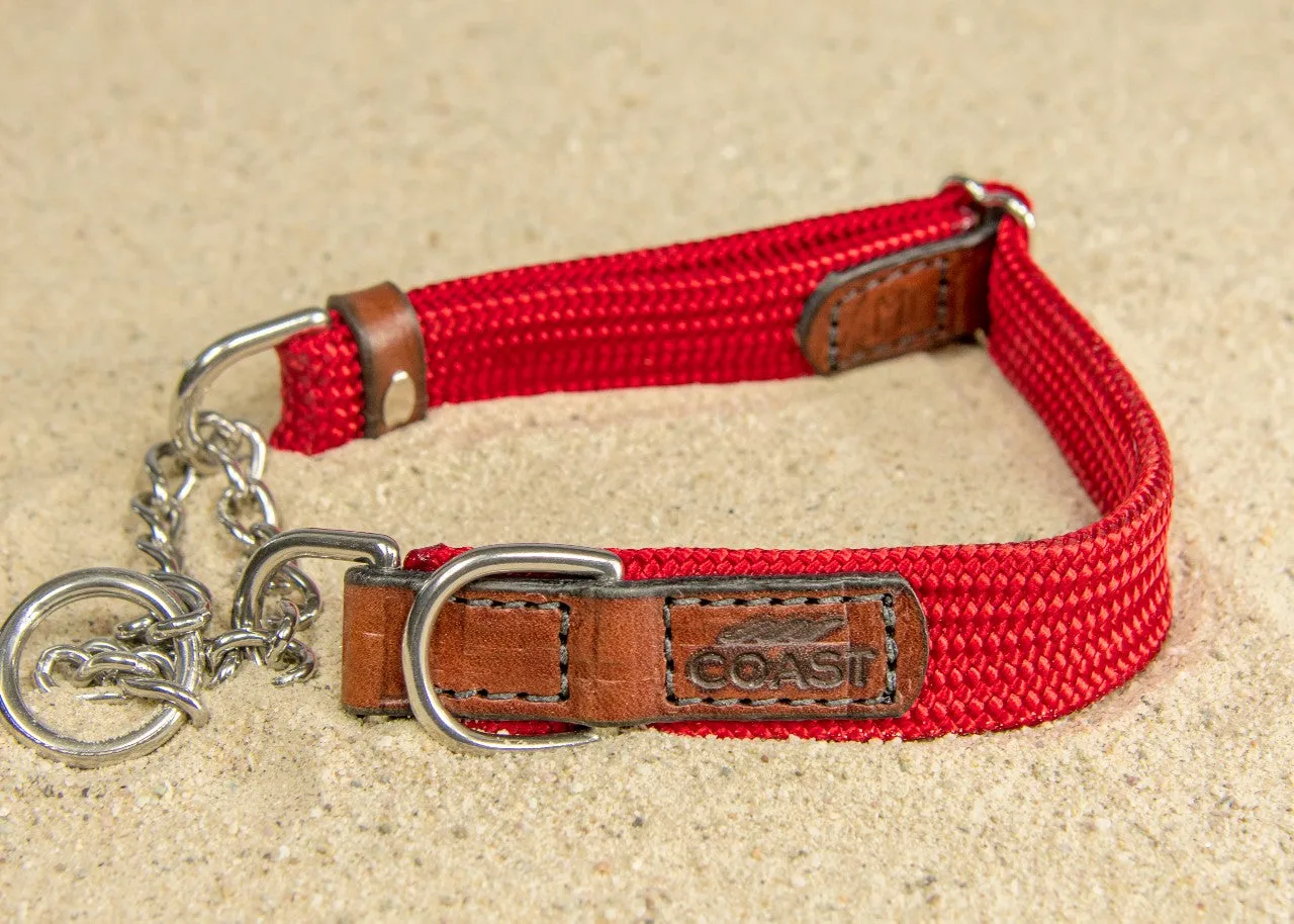 Rope & Leather Martingale Collar