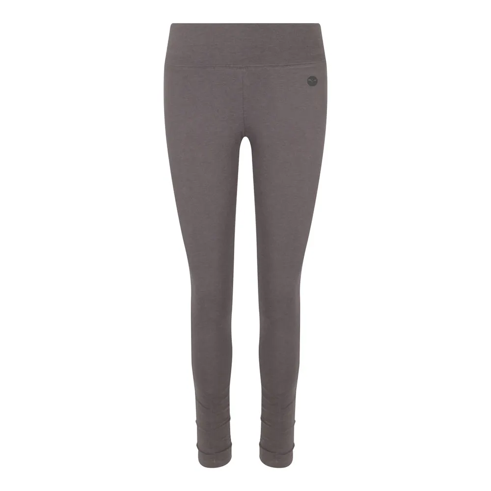 Ruched Bottom Leggings Charcoal