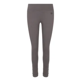 Ruched Bottom Leggings Charcoal
