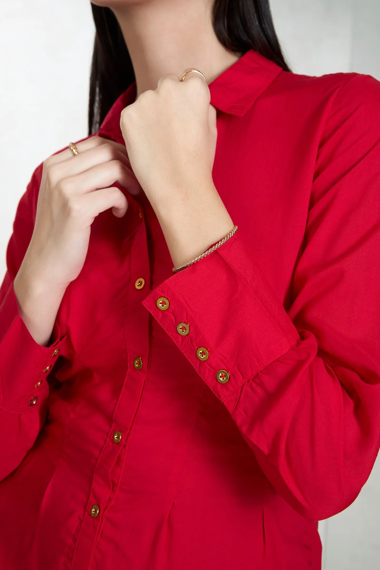 Saba|Modal Shirt Dress