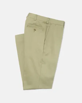 SAGE WASHED TWILL CHINO TROUSERS