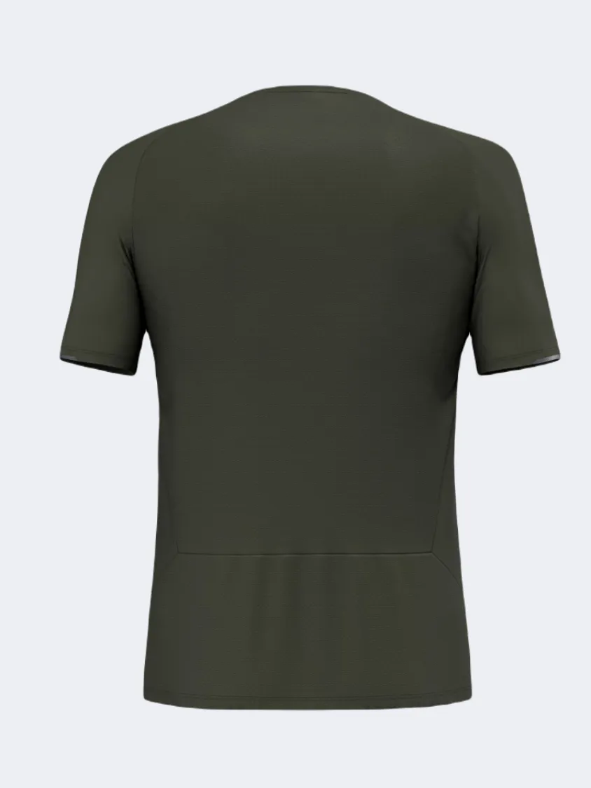 Salewa Pedroc Ptc Delta Men Hiking T-Shirt Green Dark Olive