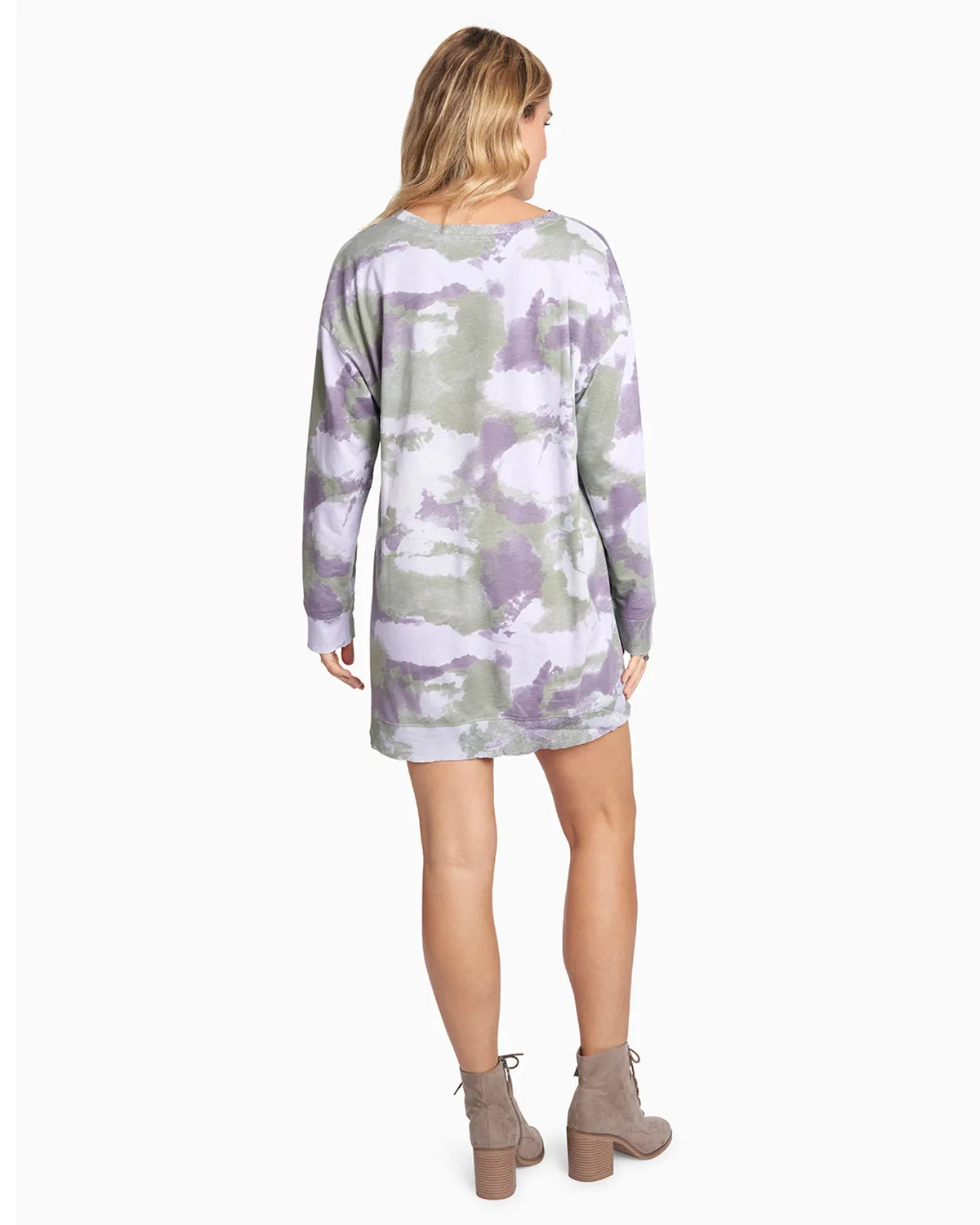 Samata Long Sleeve Tee Shirt Dress