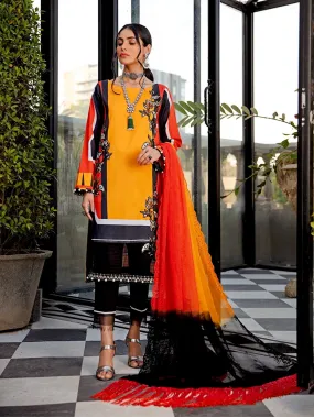 Sanaya Luxury Lawn Collection '21 – Ambar