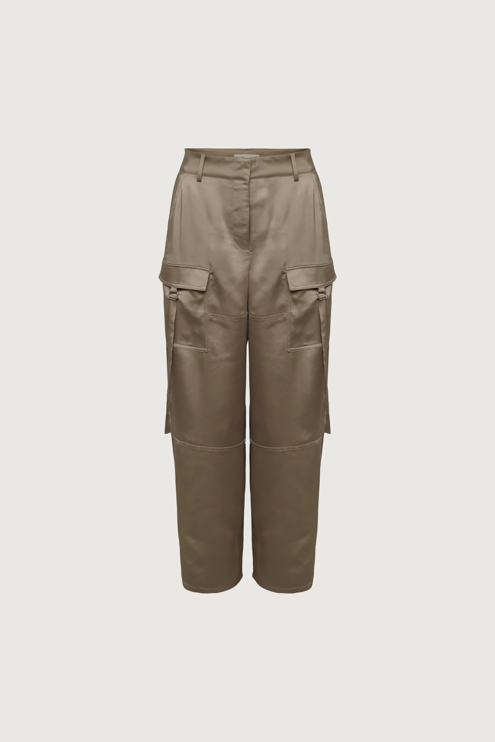 SATIN CARGO PANT