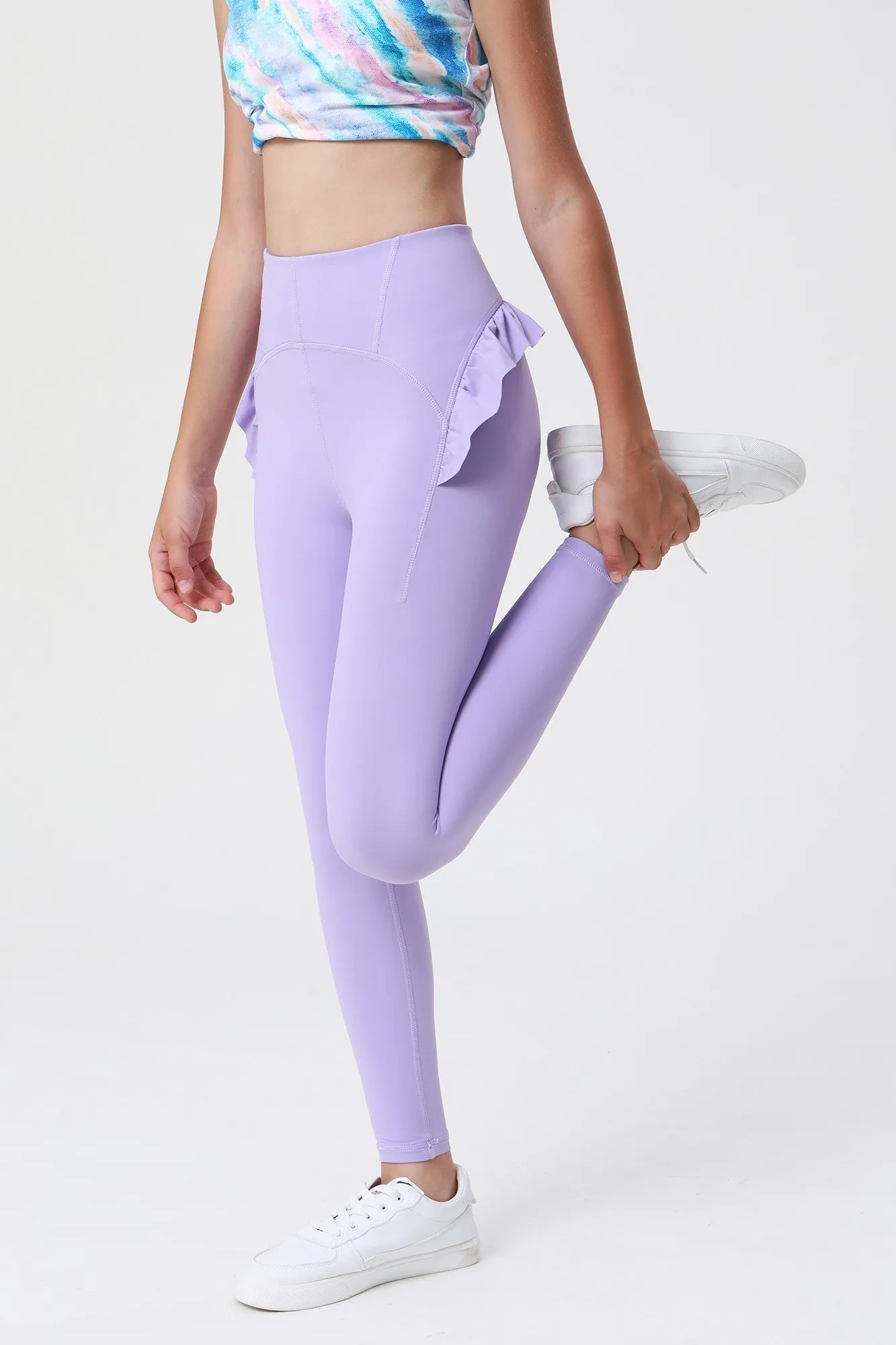 Scalloped Edge Ballet Leggings