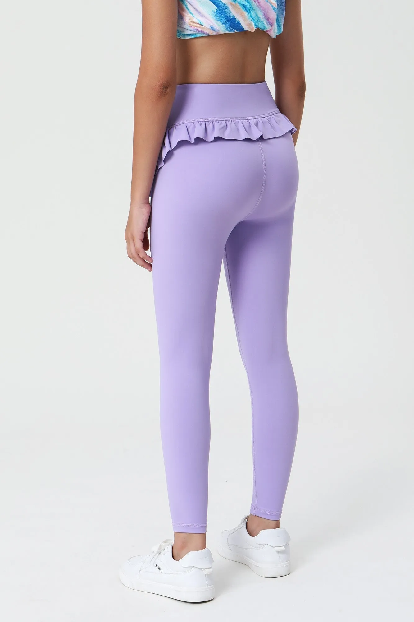 Scalloped Edge Ballet Leggings