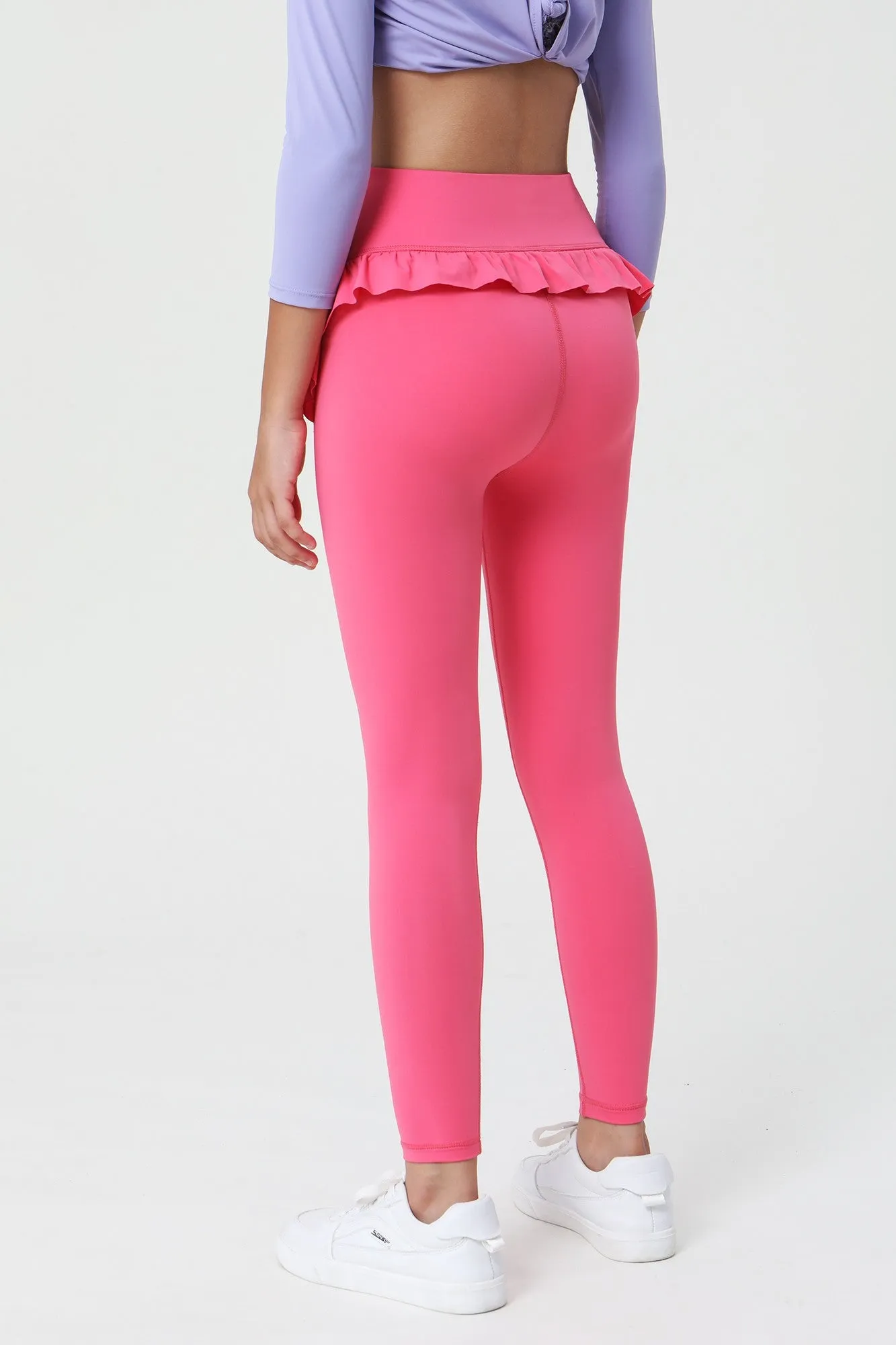 Scalloped Edge Ballet Leggings