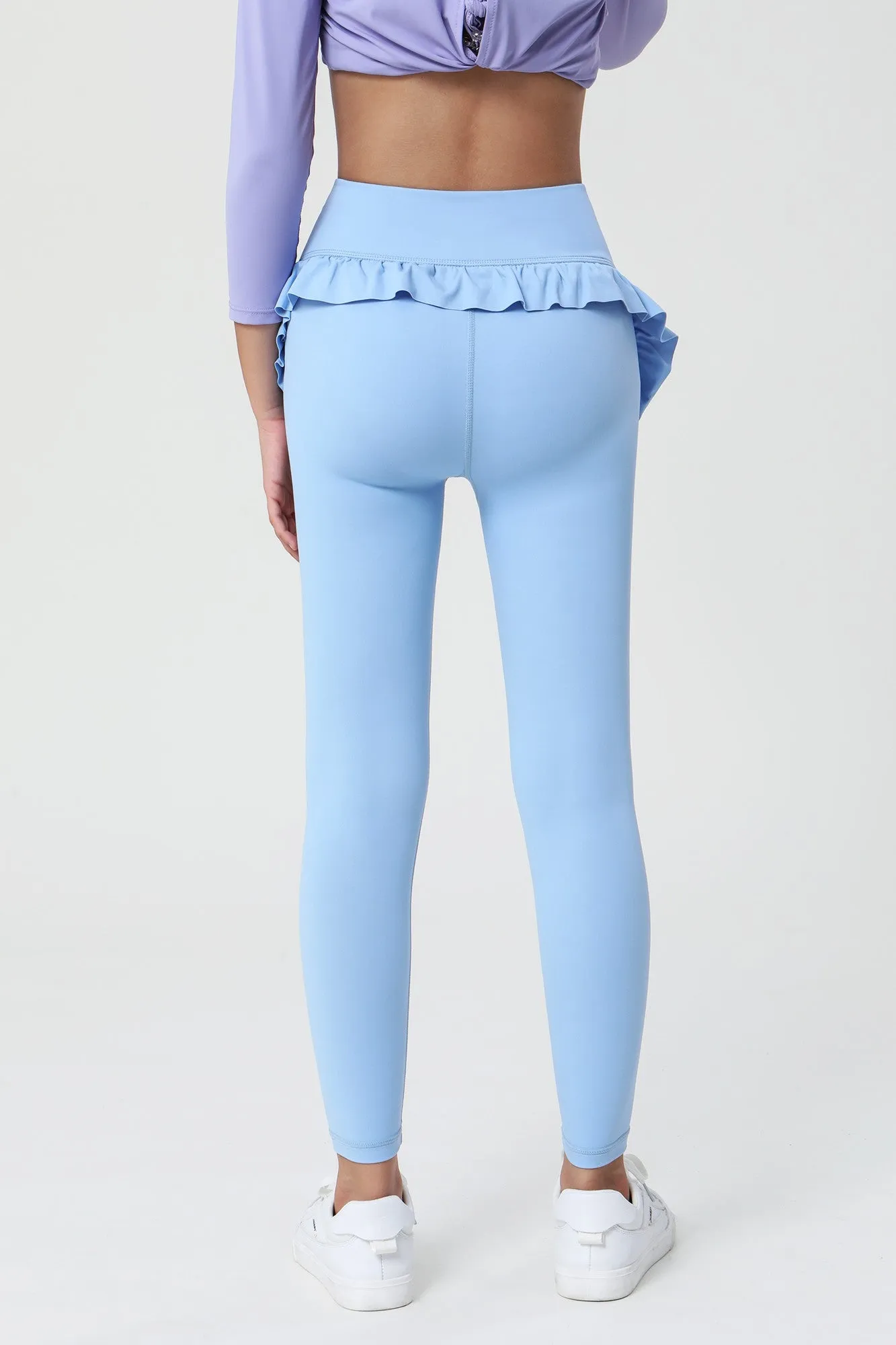 Scalloped Edge Ballet Leggings