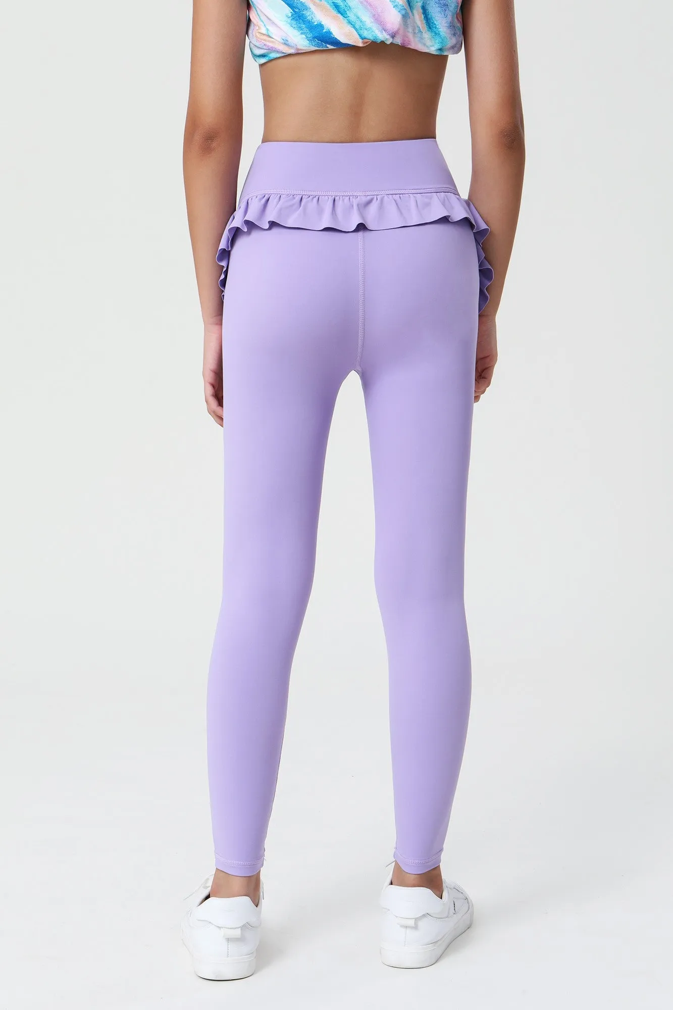 Scalloped Edge Ballet Leggings