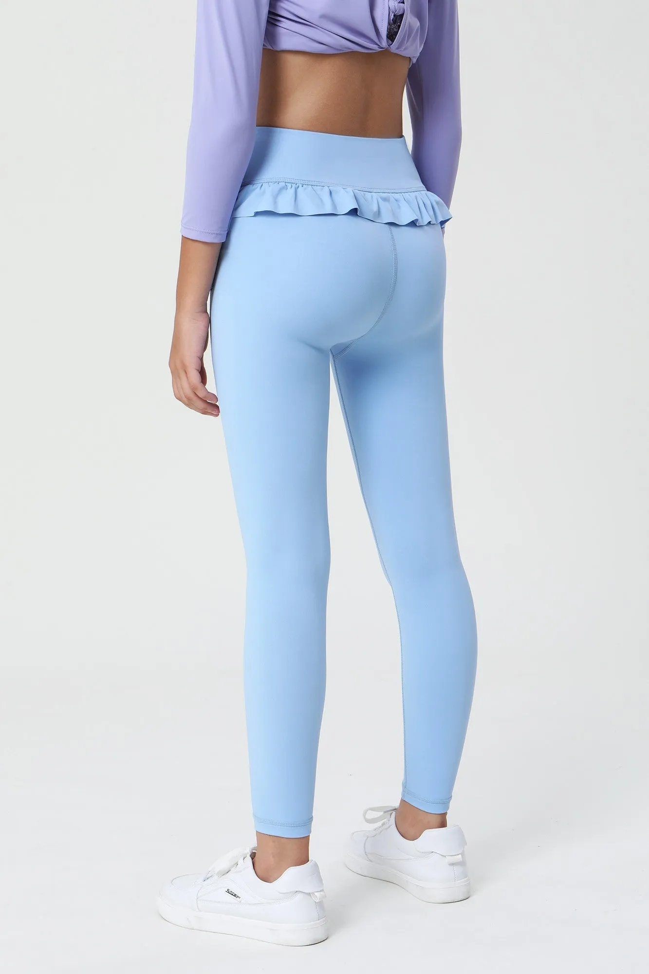 Scalloped Edge Ballet Leggings