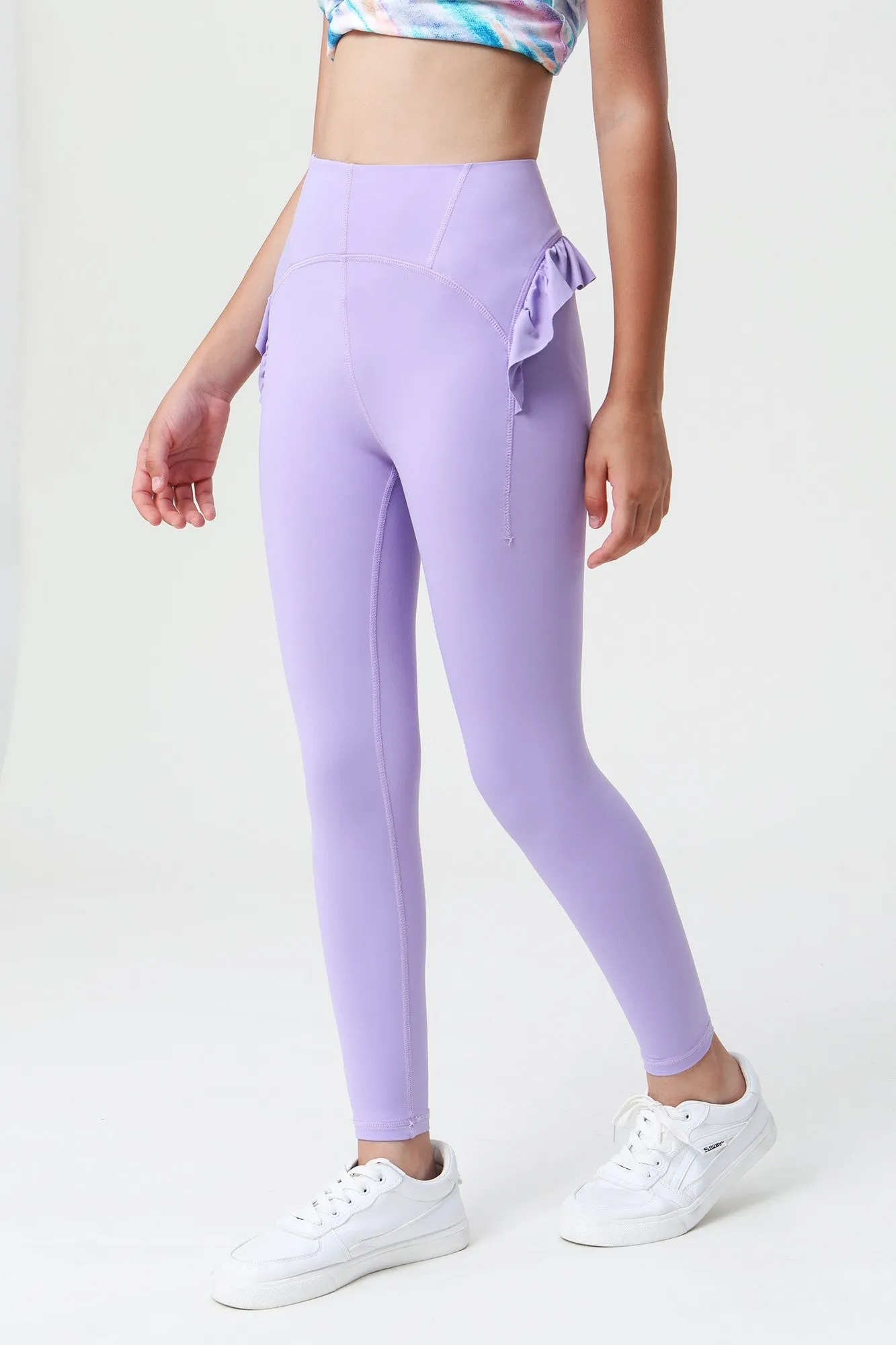 Scalloped Edge Ballet Leggings