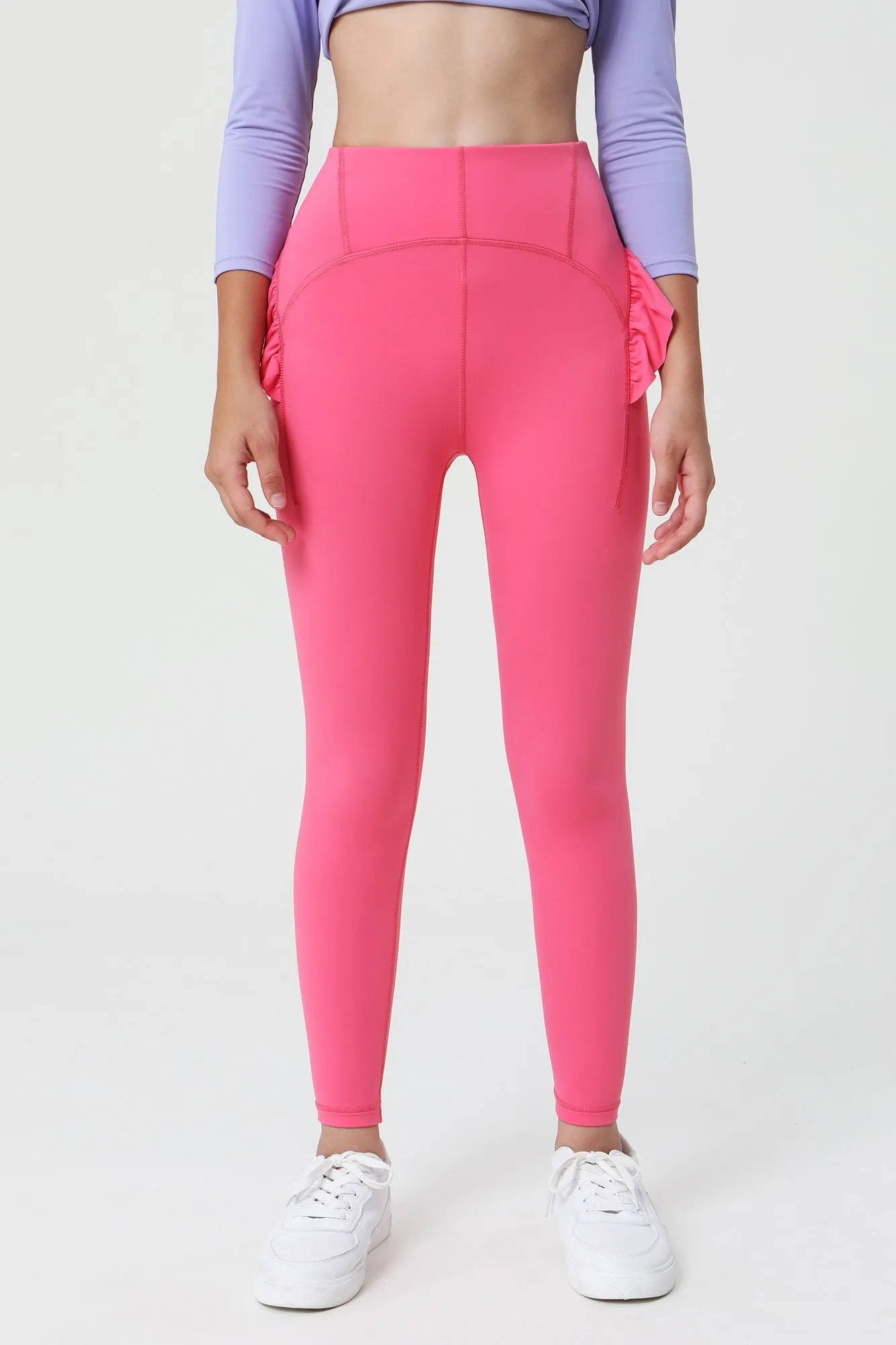 Scalloped Edge Ballet Leggings