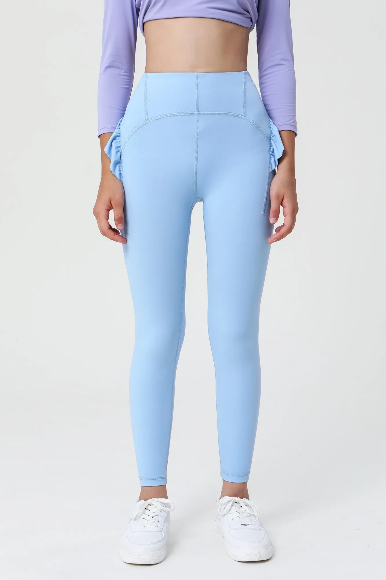 Scalloped Edge Ballet Leggings