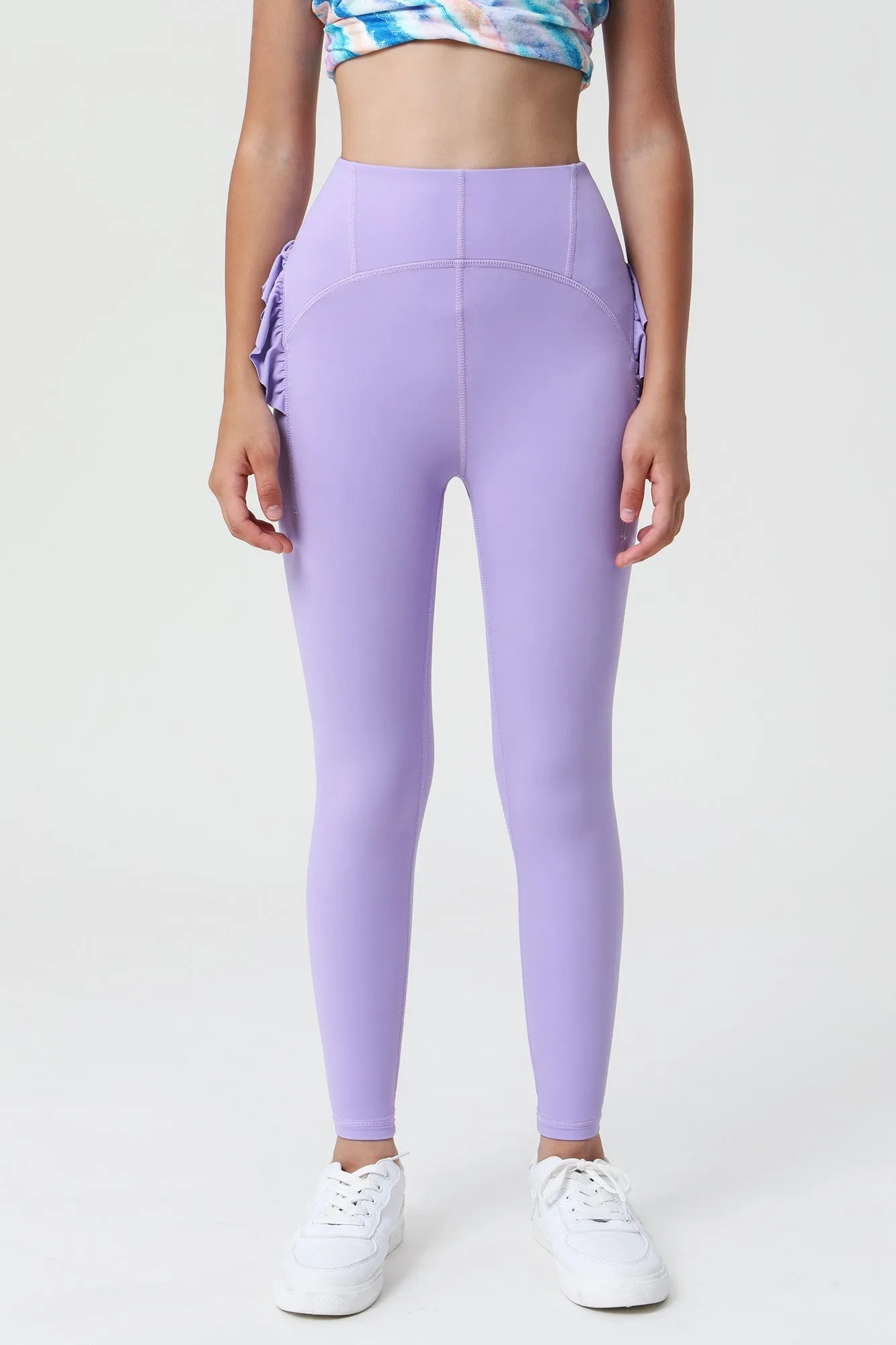 Scalloped Edge Ballet Leggings