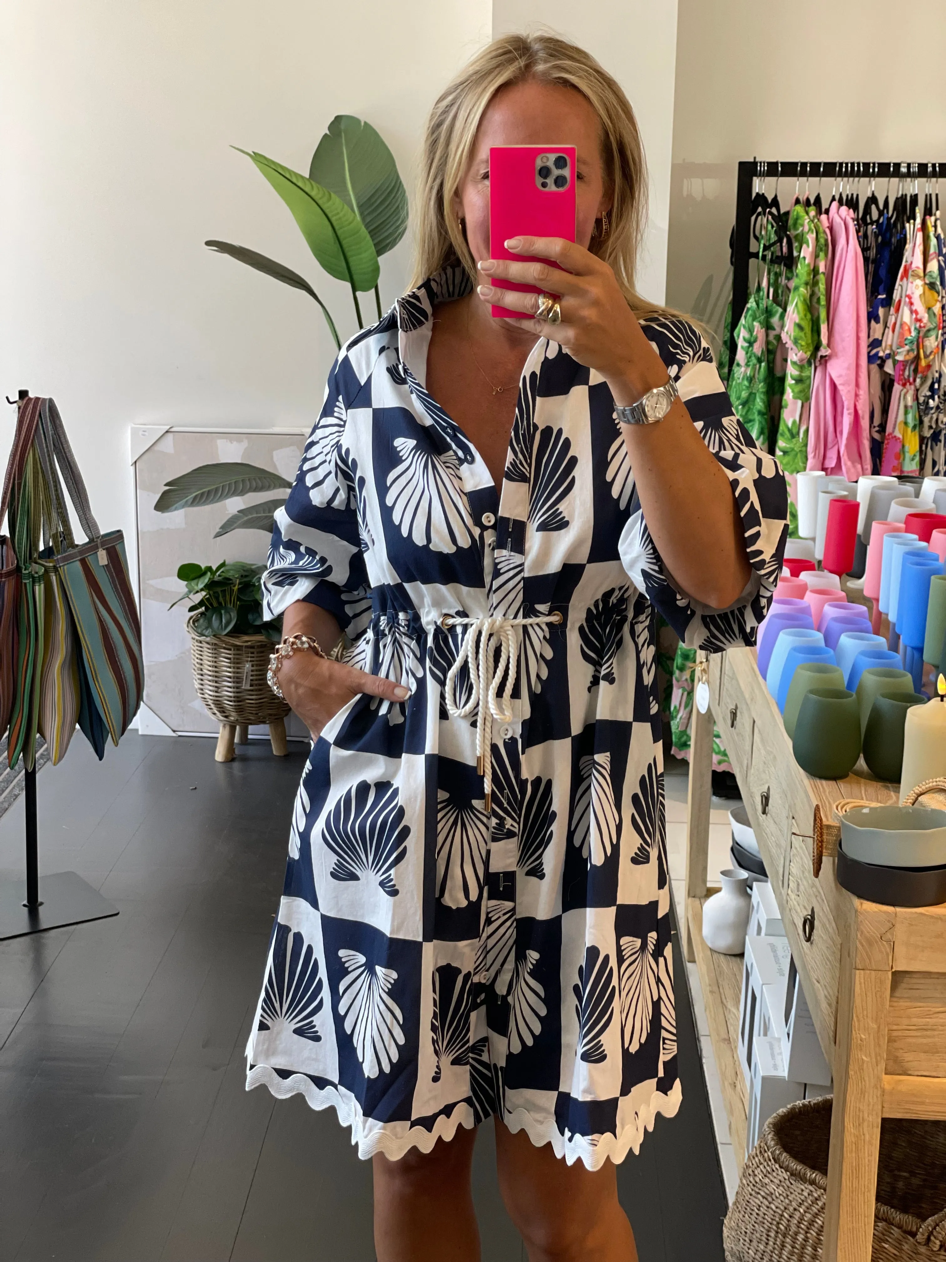 Sea Shells Shirt Dress