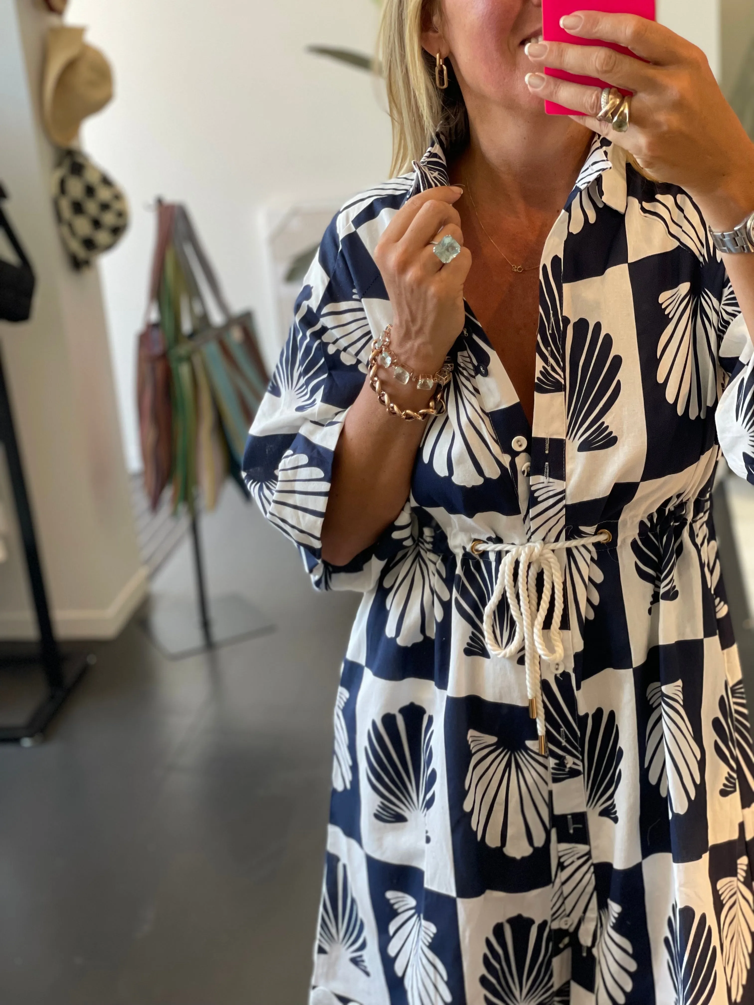 Sea Shells Shirt Dress