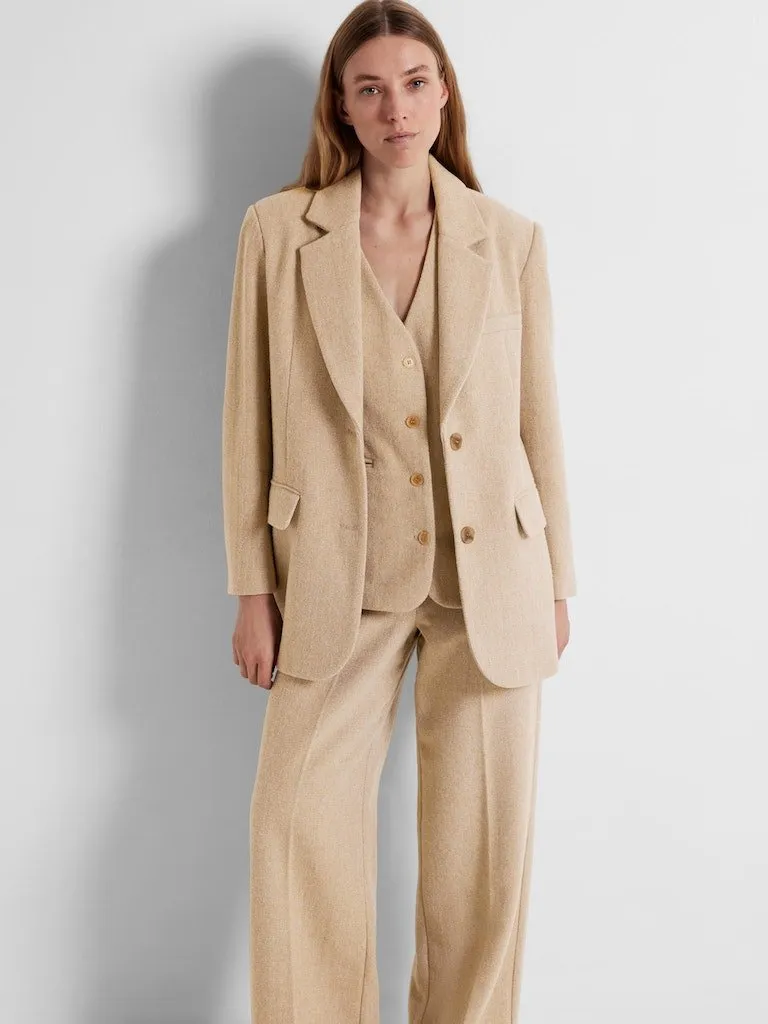 Selected Femme Britt - Oversize uldblazer