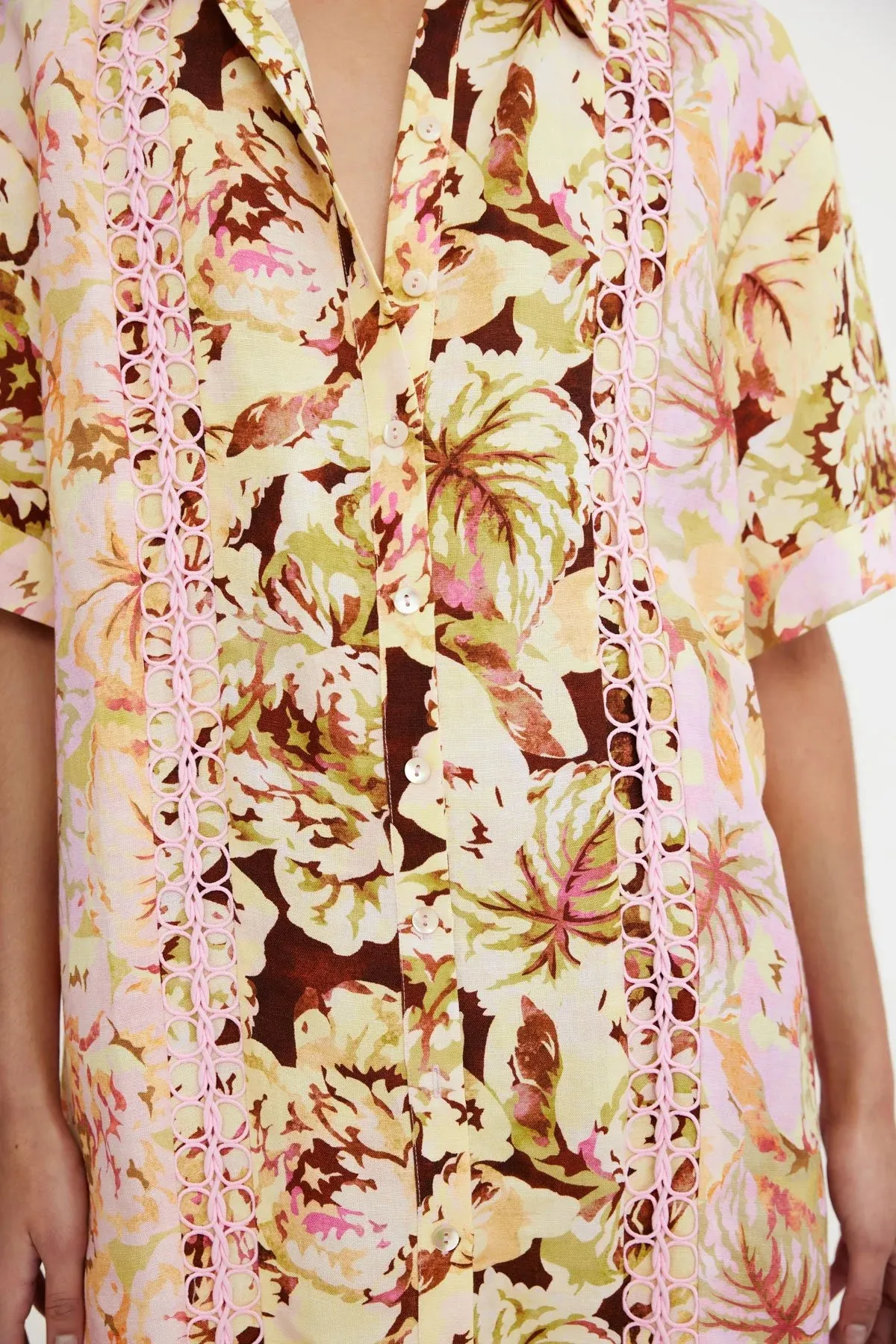 Significant Other Nicole Shirt Dress in Jungle Mix