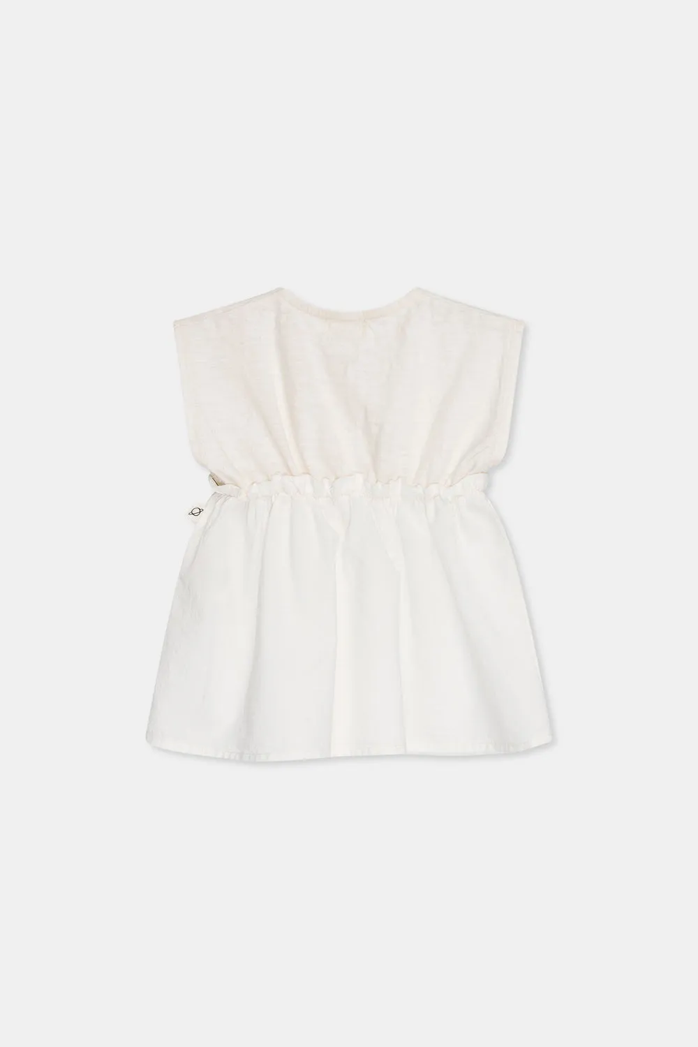 Slub sleeveless baby dress