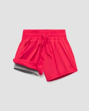 Southern Shirt Co Lined Hybrid Shorts - Rio Red