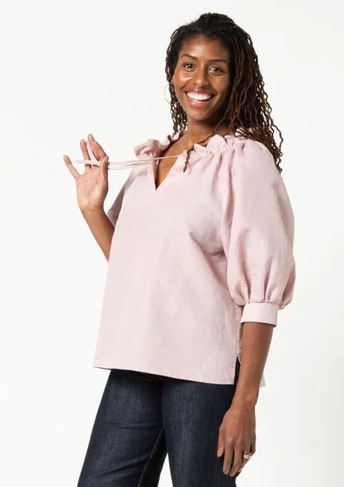 Style Arc - Reynolds Woven Top - Size 18-30