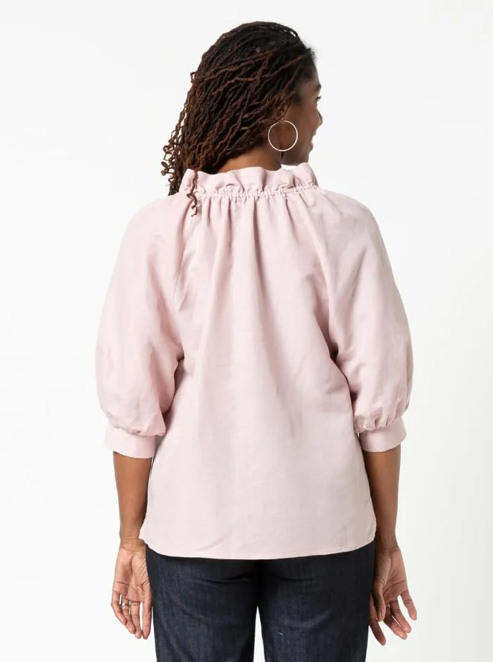 Style Arc - Reynolds Woven Top - Size 18-30