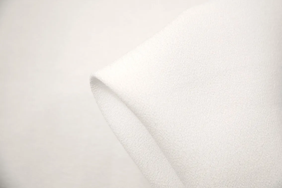 Tango White Crepe