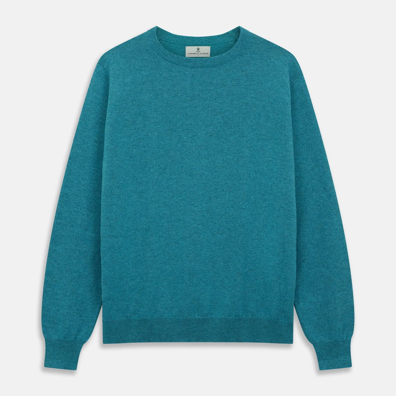 Teal Glenn Crew Neck Jumper