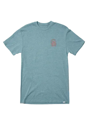 Temple T-Shirt - Heather Pacific