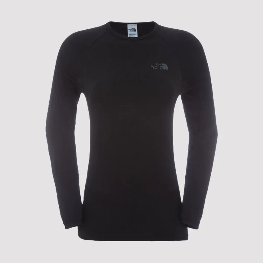 The North Face Hybrid Crew Neck Women Skiing Baselayer Black