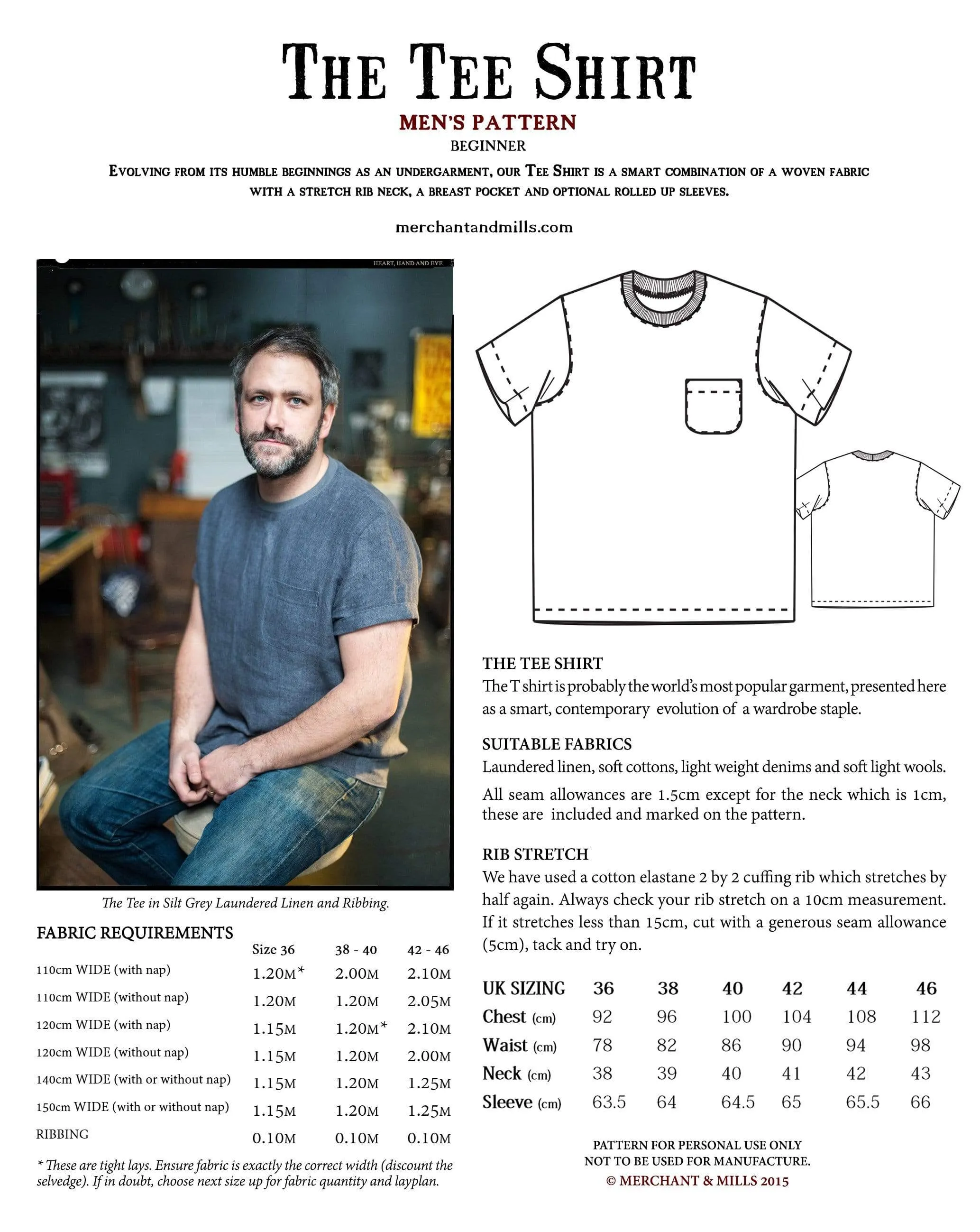 The Tee Shirt - Merchant & Mills