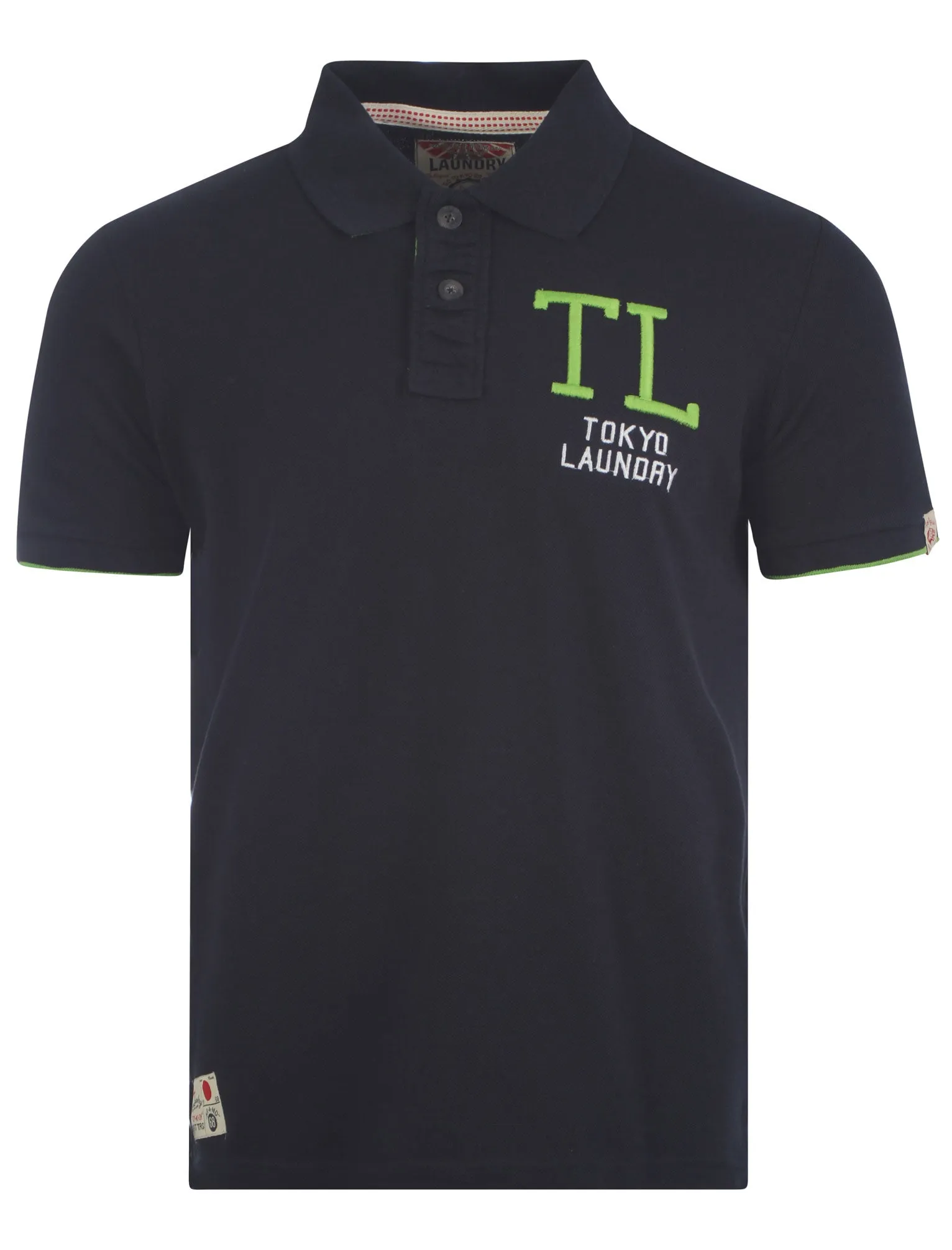 Tokyo Laundry San Leandro navy Polo Shirt