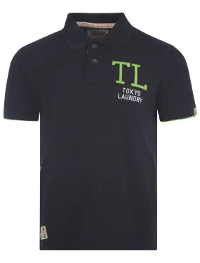 Tokyo Laundry San Leandro navy Polo Shirt