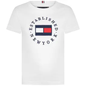Tommy Hilfiger Boys T-Shirt - Cotton Flag T-Shirt
